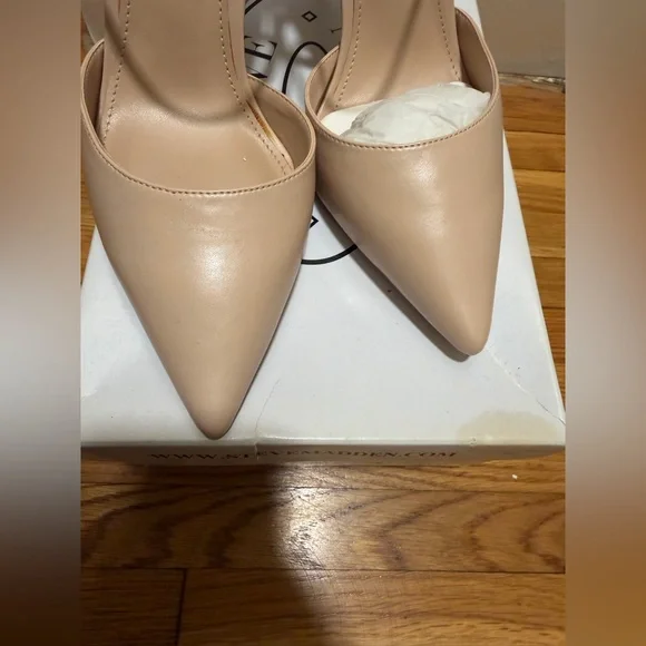 Steve Madden Nude Strappy Heels - Picture 9 of 12
